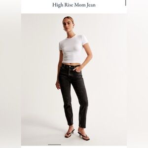 Abercrombie High Rise Mom Jeans